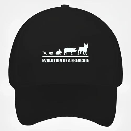 French Bulldog Baseball Cap #507- Evolution of a frenchie